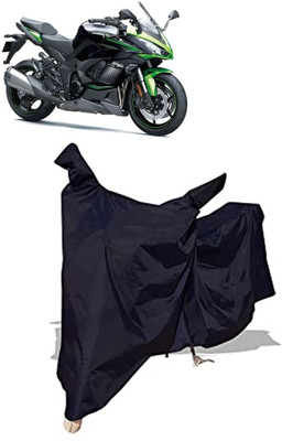 Amexride Two Wheeler Cover for Kawasaki(Ninja 1000, Black)