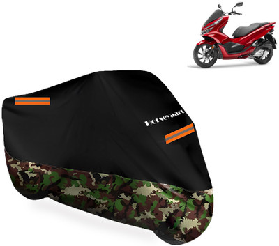 Horseyaart Waterproof Two Wheeler Cover for Honda(PCX 125 BS6, Multicolor)