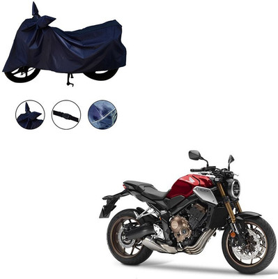 Furnish Flow Two Wheeler Cover for Honda(Blue)