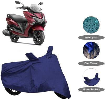 DeepShakshi AUTOMOTIVE Waterproof Two Wheeler Cover for Suzuki(Burgman Street, Blue)