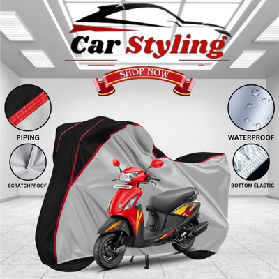 Car Styling Waterproof Two Wheeler Cover for Hero(Pleasure, Multicolor)