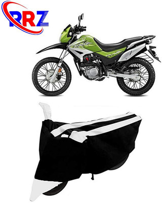 RRZ Waterproof Two Wheeler Cover for Hero(Impulse, Black, White)