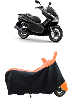 Coxtor Waterproof Two Wheeler Cover for Honda(PCX 125 BS6, Orange)