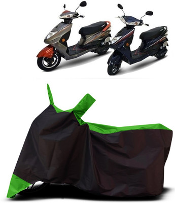 VESMEI Two Wheeler Cover for Okinawa(Ridge Plus, Green)