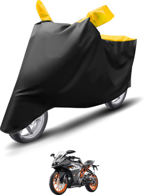 Caronix Waterproof Two Wheeler Cover for KTM(RC 390, Yellow)