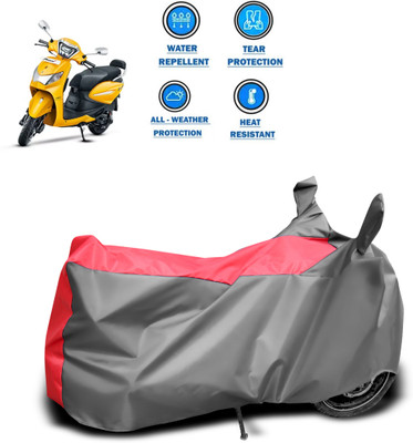 CODOKI Waterproof Two Wheeler Cover for Hero(Pleasure, Grey)
