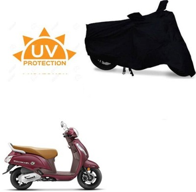 MMSSTAR Waterproof Two Wheeler Cover for Suzuki(Access SE, Black)