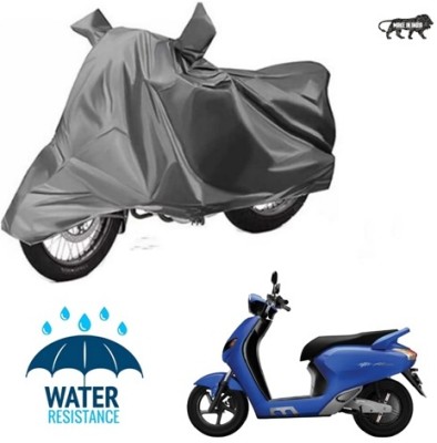 JSJINSIL Waterproof Two Wheeler Cover for 22Motors(Flow, Grey)