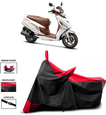 HWSXQAE Two Wheeler Cover for Hero(Red, Black)