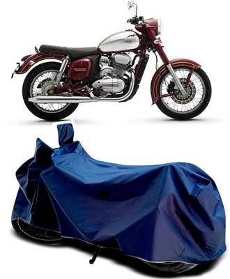 AASHTIK MART Two Wheeler Cover for JAWA(300, Blue)