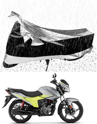 Furious3D Two Wheeler Cover for Hero(Glamour Blaze, Silver, Black)