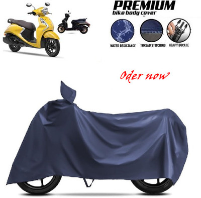 smwzxyu Waterproof Two Wheeler Cover for Honda, Bajaj, Hero, TVS, Yamaha(Blue)