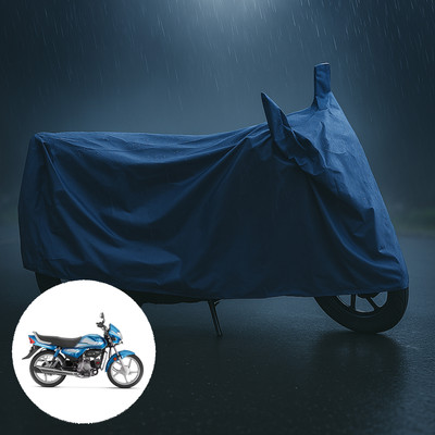PAGORA Waterproof Two Wheeler Cover for Hero(CD deluxe, Blue)