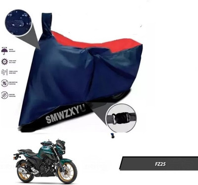 smwzxyu Waterproof Two Wheeler Cover for Yamaha(FZ25, Red, Blue)