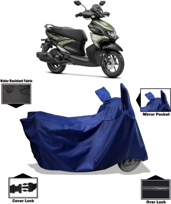 Amexride Two Wheeler Cover for Yamaha(Ray-ZR 125FI, Blue)