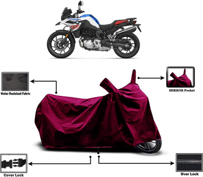 Amexride Two Wheeler Cover for BMW(F 750 GS, Maroon)