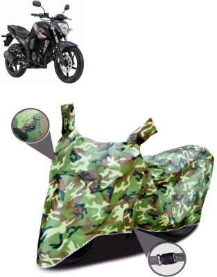 GOSHIV-car and bike accessories Waterproof Two Wheeler Cover for Yamaha(FZ-S FI, Green)