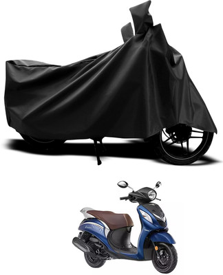 CODOKI Waterproof Two Wheeler Cover for Yamaha(Fascino, Black)
