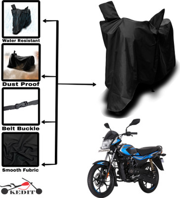AASHTIK MART Two Wheeler Cover for Bajaj(Platina 110, Black)