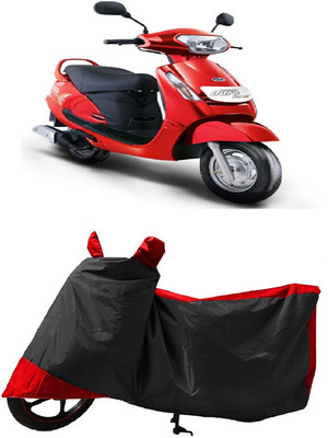 GROFATIK Two Wheeler Cover for Mahindra(Duro DZ, Red)
