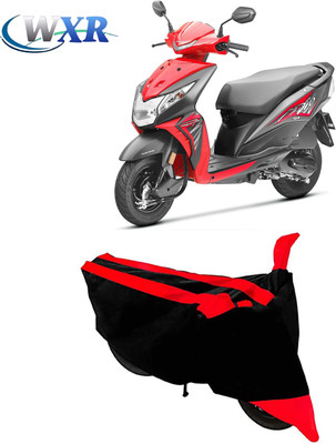 WXR Waterproof Two Wheeler Cover for Honda(Deo, Black, Red)