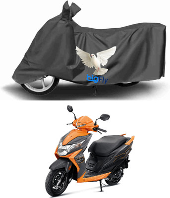 BigFly Two Wheeler Cover for Honda(Dio, Grey)