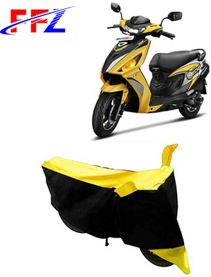 FFZ Waterproof Two Wheeler Cover for Hero(Moto Corp Duet, Black, Yellow)