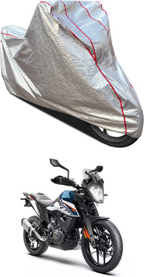 AutoGalaxy Waterproof Two Wheeler Cover for KTM(250 Duke BS6, Silver)