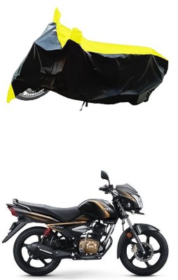 VESMEI Two Wheeler Cover for TVS(Victor Premium BS6, Yellow)