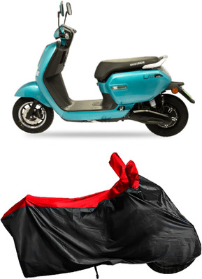 Autofly Waterproof Two Wheeler Cover for Okinawa(Lite, Red, Black)