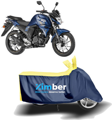 THE REAL ARV Two Wheeler Cover for Yamaha(FZ25, Yellow, Blue)