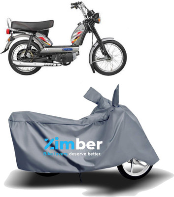 THE REAL ARV Two Wheeler Cover for TVS(XL 100, Grey)