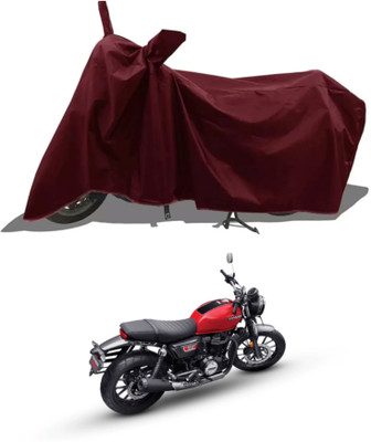 WMIZEXA Waterproof Two Wheeler Cover for Honda(CB350RS, Maroon)