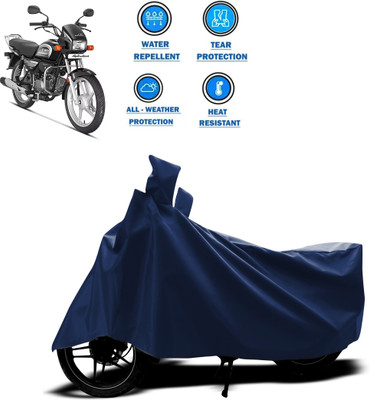 GOSHIV-car and bike accessories Waterproof Two Wheeler Cover for Hero(Splendor Plus, Blue)