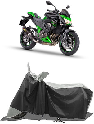 GROFATIK Two Wheeler Cover for Kawasaki(Z800, Grey)
