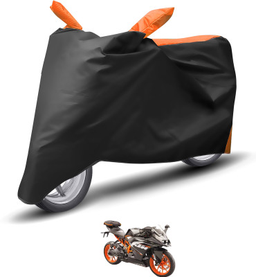 Caronix Waterproof Two Wheeler Cover for KTM(RC 200, Orange)