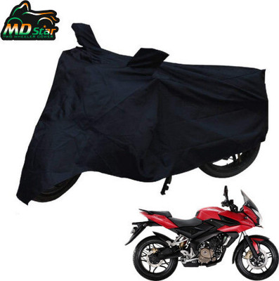 DeepShakshi AUTOMOTIVE Waterproof Two Wheeler Cover for Bajaj(Pulsar, Black)