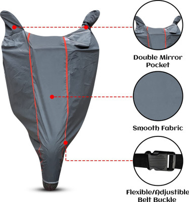 FAMEXON Waterproof Two Wheeler Cover for Hero(HF Deluxe BS6, Blue)