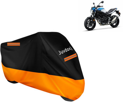 Juvdoxj Waterproof Two Wheeler Cover for Suzuki(SV 650, Orange)