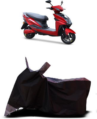 VESMEI Two Wheeler Cover for Techo Electra(Raptor BS6, Grey)