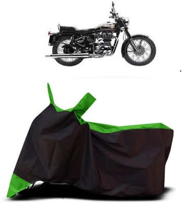 VESMEI Two Wheeler Cover for Royal Enfield(Standardv, Green)