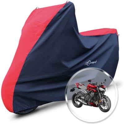 Neodrift Two Wheeler Cover for Triumph(Street Triple RS, Red, Black)