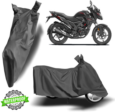 NG Auto Front Waterproof Two Wheeler Cover for Honda(X-Blade, Grey)