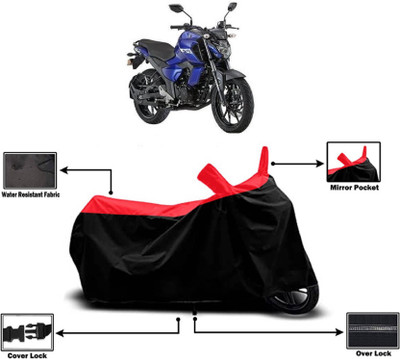 KEDIT Two Wheeler Cover for Yamaha(FZ-FI, Red)