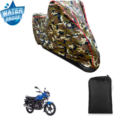 PAGORA Waterproof Two Wheeler Cover for Bajaj(Discover 100 DTS-i, Yellow)