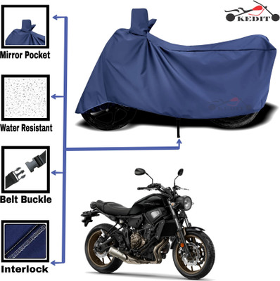 KEDIT Two Wheeler Cover for Universal For Bike(XSR155, Blue)