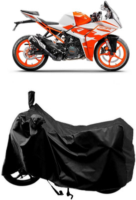 AutoKick Two Wheeler Cover for KTM(RC125 BS6, Black)