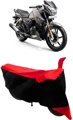 KEDIT Two Wheeler Cover for TVS(Apache RTR 180, Red)