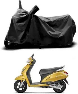 TranceAuto Waterproof Two Wheeler Cover for Honda(Activa 6G, Black)