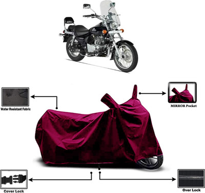 Amexride Two Wheeler Cover for Bajaj(Avenger 220 DTS-i, Maroon)